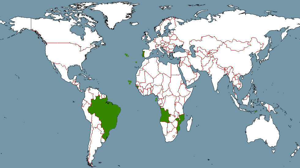 carte du portugal dans le monde