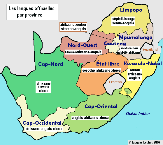 carte geographique d afrique du sud
