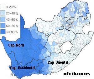 L'afrikaans en Afrique du Sud