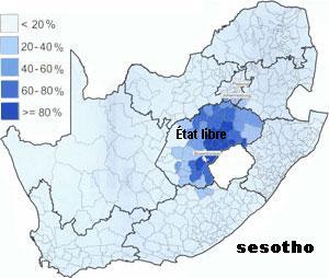 Le sesotho en Afrique du Sud