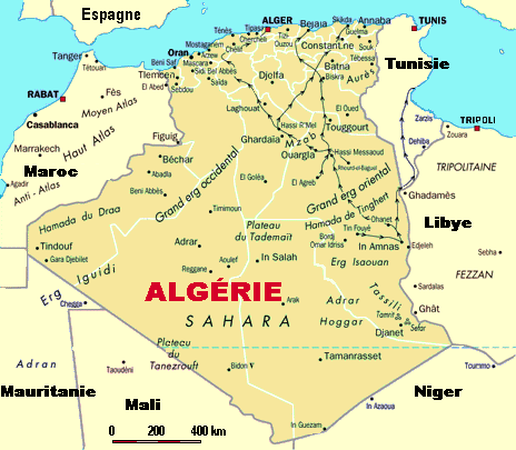 Carte: Algrie - cliquer pour la haute definition