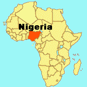 nigeria carte du monde