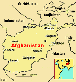 carte afghanistan