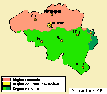 regions de belgique