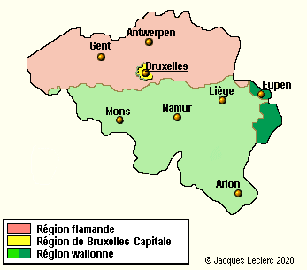 regions de belgique