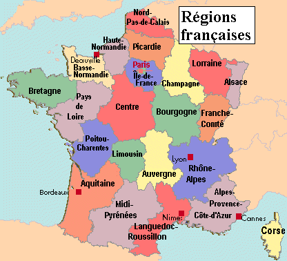 regions francaises