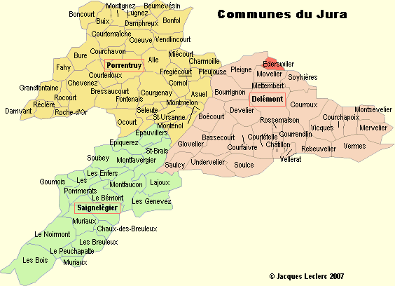 CPM la ROCHE d'OR ancienne Commune suisse du canton du jura 