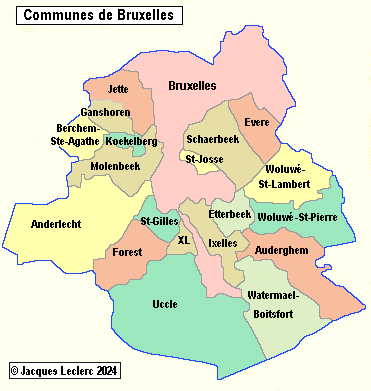 bruxelles carte