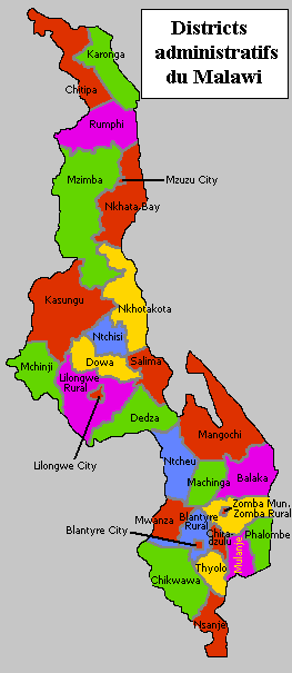 Map of Malawi