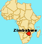 zimbabwe carte afrique