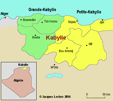 petite kabylie carte