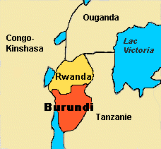Carte du Burundi