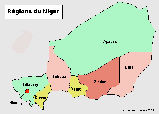 carte du niger