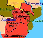 Carte de la Rhodsie