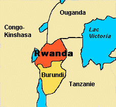 Carte du Rwanda