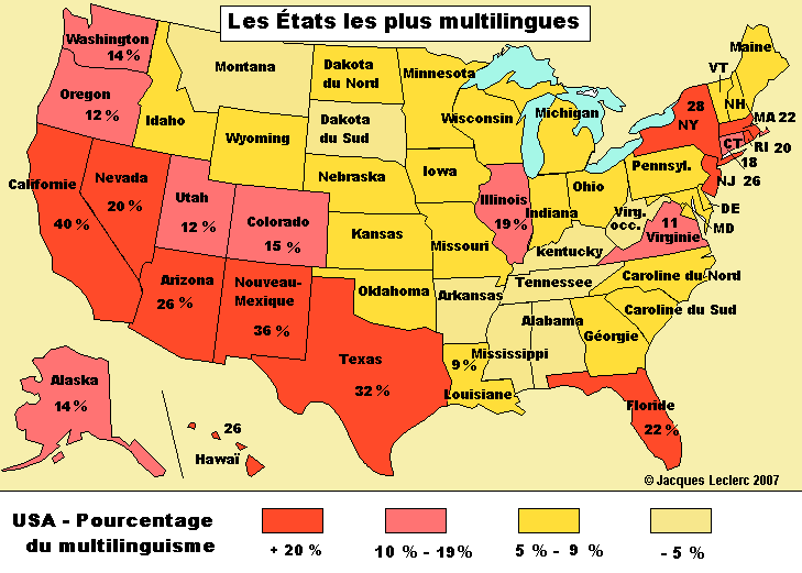 La carte des Etats-Unis qui permet de mieux comprendre la