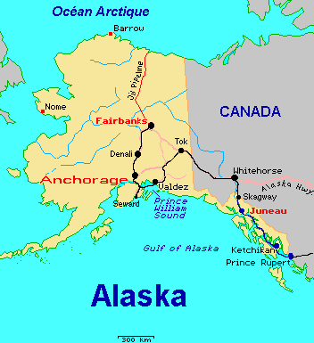 carte de l alaska