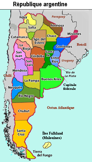 Argentine-carte