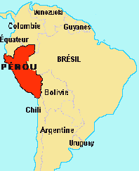 pérou carte du monde