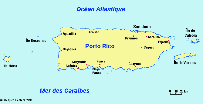 Porto Rico: carte