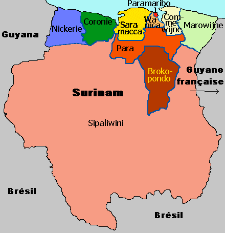 Surinam-provinces