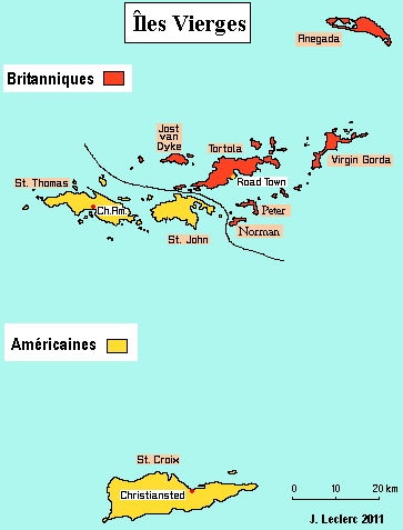 iles vierges britanniques carte du monde