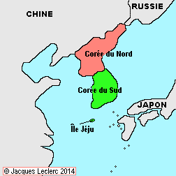 corée du nord carte