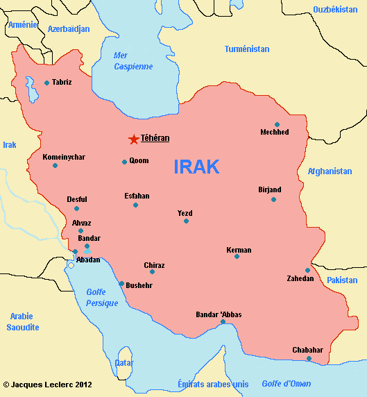 iran carte