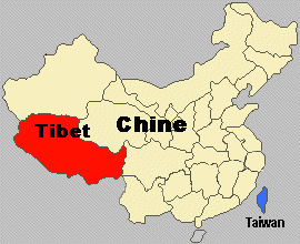 tibet carte