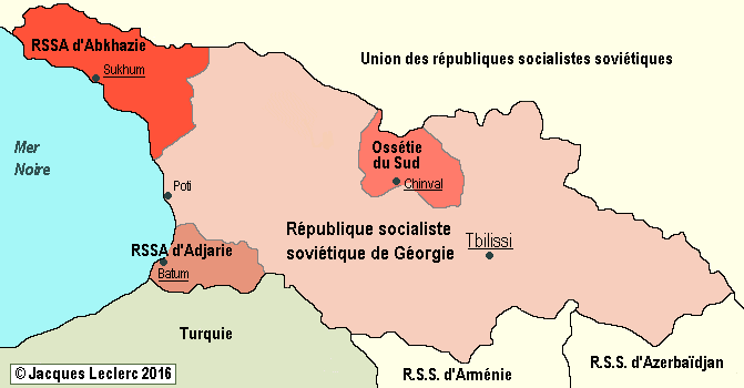 Géorgie: Situation générale
