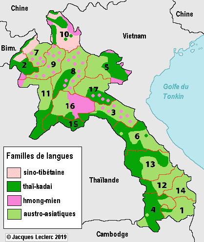 Langues de Laos