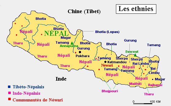 carte des groupes ethniques