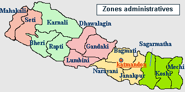 Nepal map