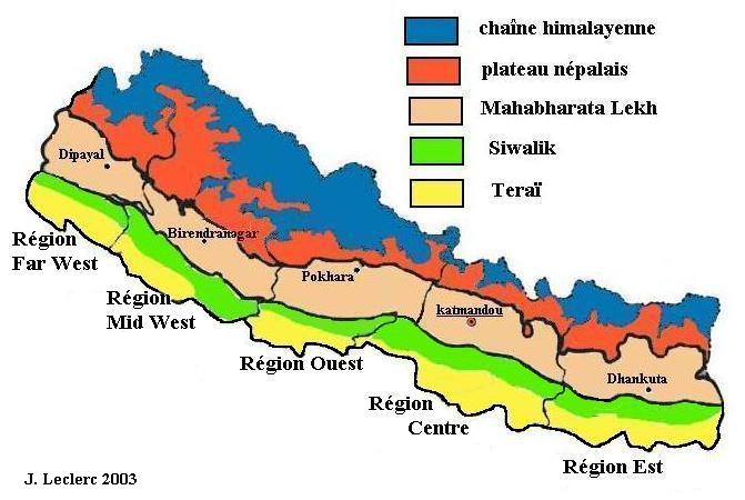 Map of Nepal