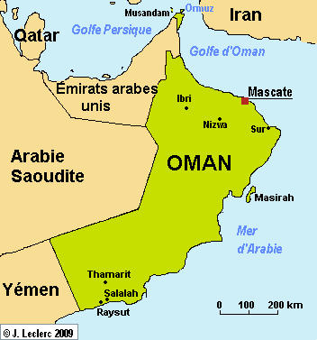 oman carte