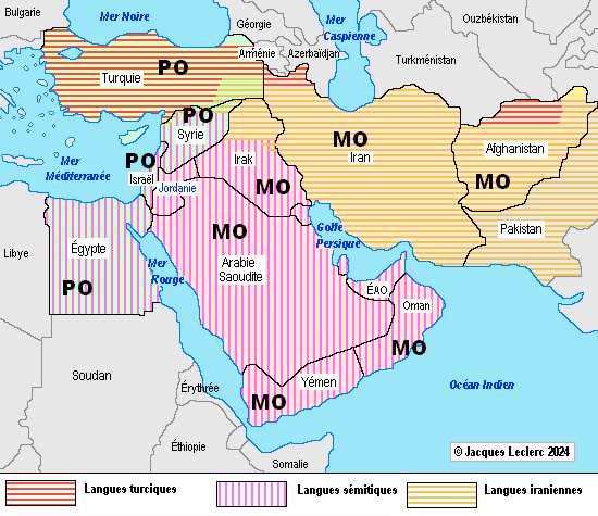 Proche-Orient et Moyen-Orient (différence)