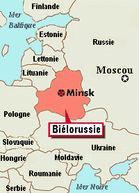 1)Biélorussie, situation géographique