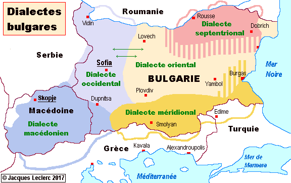bulgarie carte europe