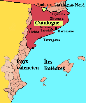 mapa Catalua
