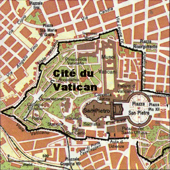 carte du vatican