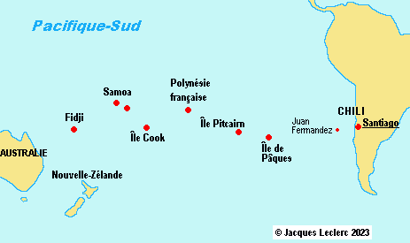 ile de paques carte du monde